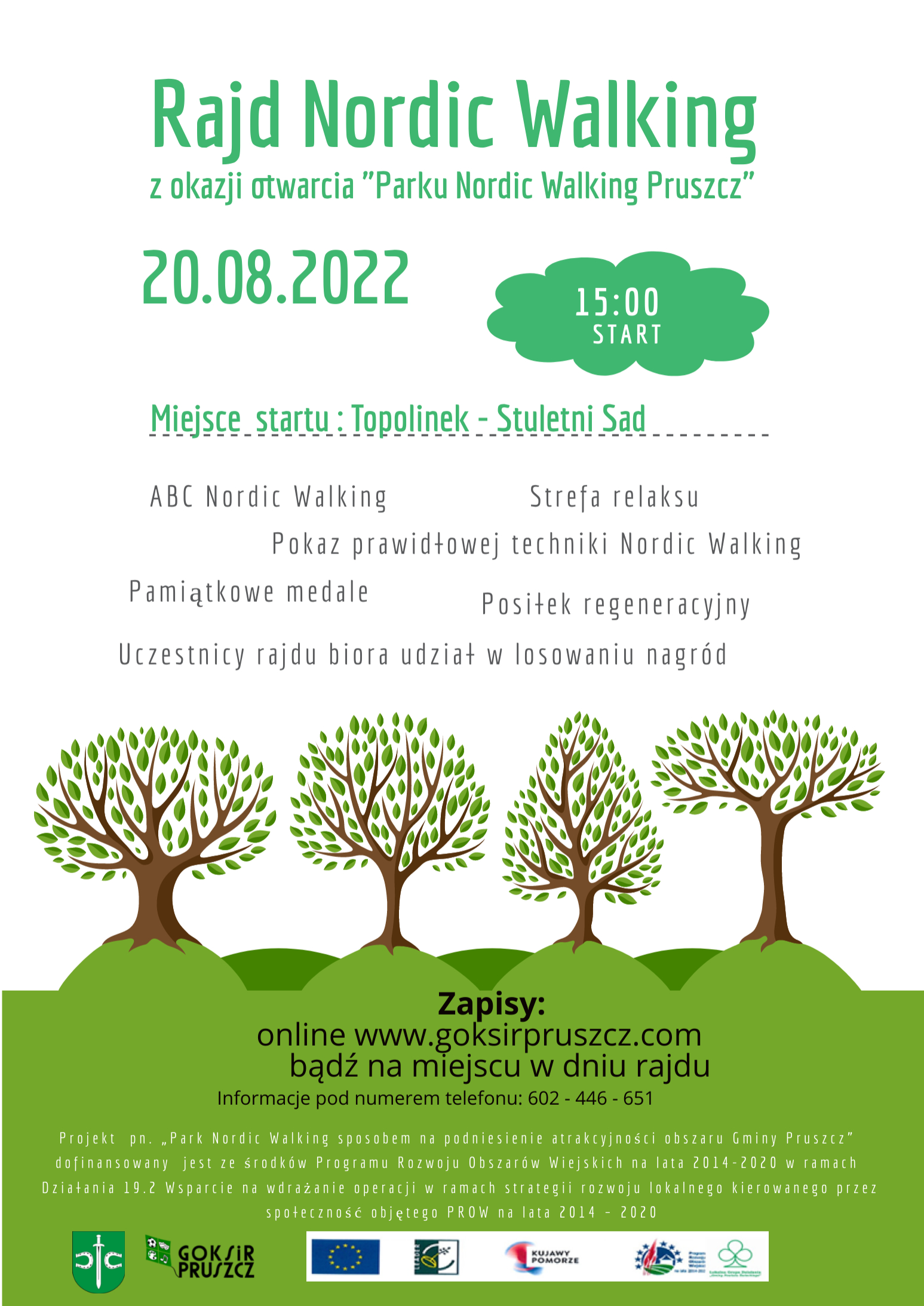 Plakat Nordic Walking 2022